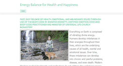 Desktop Screenshot of energybalanceforhealthandhappiness.us